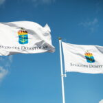 Sveriges Domstolars flaggor. Bild: Carl Johan Erikson/Sveriges Domstolar