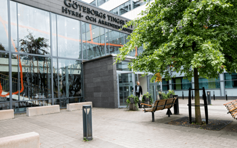 Utanför Hyres- och arrendenämnden i Göteborg. Foto: Carl Johan Erikson / Domstolsverket