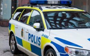 Polisbil i Stockholm. Foto: Michael Hoffman / Mostphotos