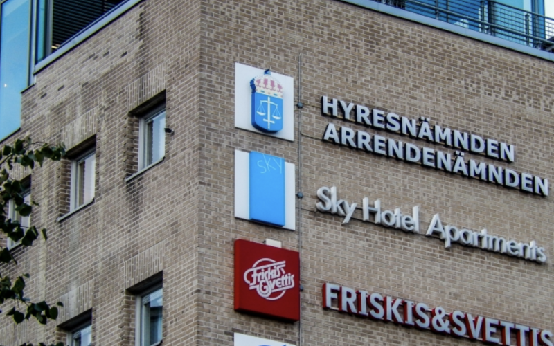 Utanför hyresnämndens kontor i Stockholm. Foto: Mostphotos