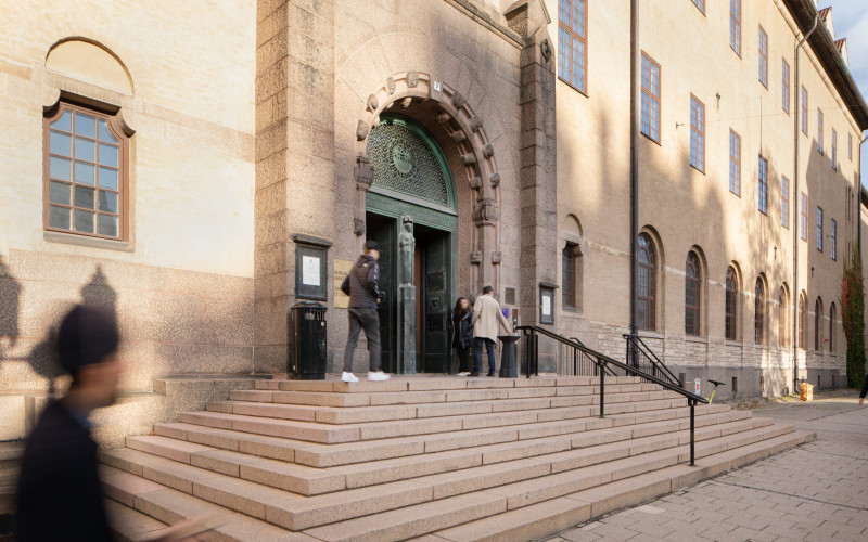 Utanför Stockholms tingsrätt. Foto: Carl Johan Erikson/Sveriges Domstolar
