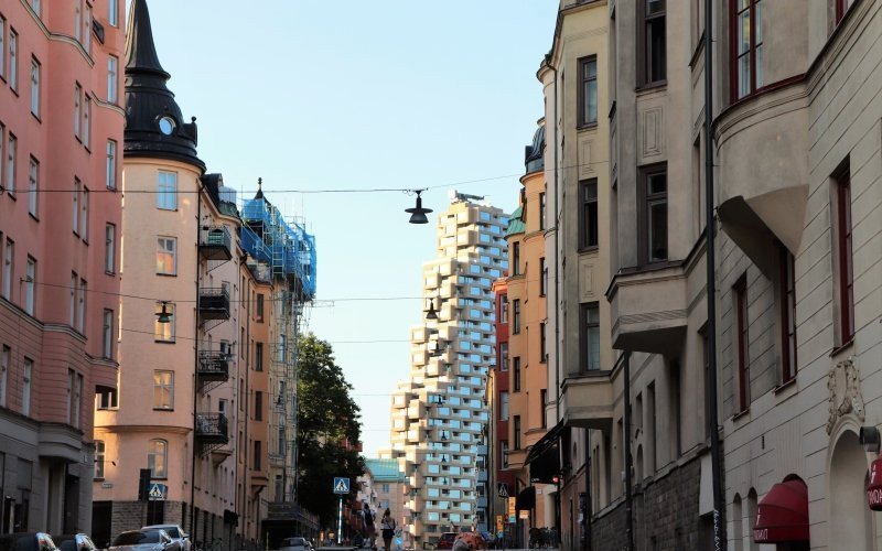 Lägenheter i Vasastan, Norra Tornen i mitten. Foto: Maria Groth / Mostphotos