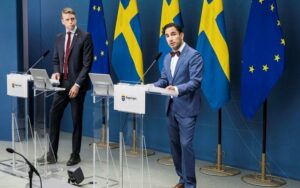 Pressträff med bostadsminister Per Bolund och socialförsäkringsminister Ardalan Shekarabi gällande åtgärder inom det bostadspolitiska området. Fotograf: Ninni Andersson/Regeringskansliet