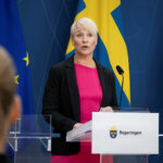 Äldre- och socialförsäkringsminister Anna Tenje. Foto: Svante Rinalder/Regeringskansliet