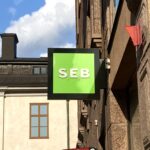 Utanför ett av SEB:s kontor i Stockholm. Foto: Linda Myrin