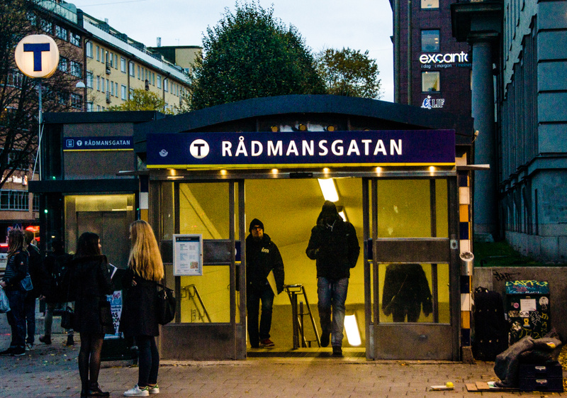 Rådmansgatans tunnelbanestation. Foto: Mostphotos