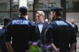 Pressbild på justitieminister Gunnar Strömmer. Foto: Sofie Pehrsson/Regeringskansliet