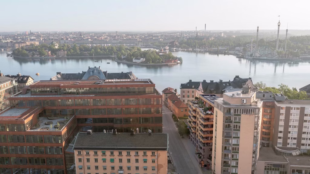 Vy från Erstagatan. Pressbild Wallin
