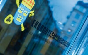 Ekobrottsmyndighetens entré. Foto: Ekobrottsmyndigheten