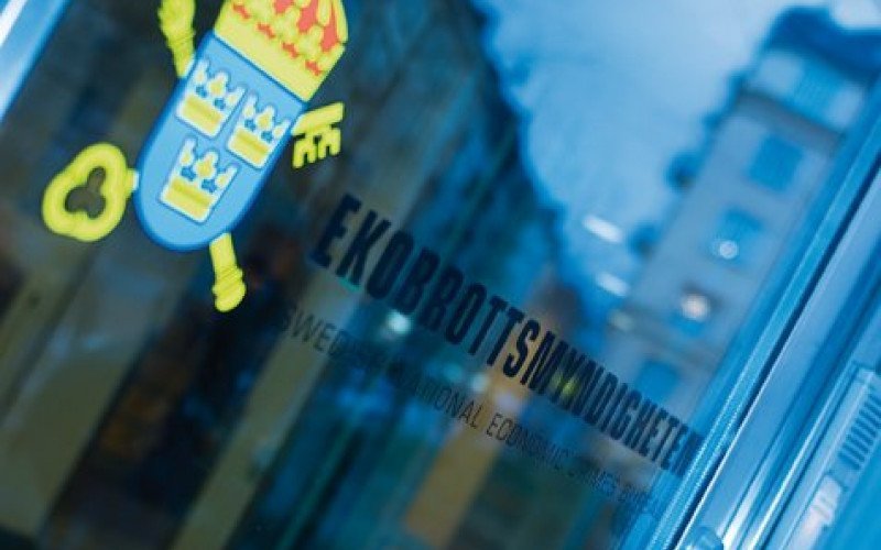 Ekobrottsmyndighetens entré. Foto: Ekobrottsmyndigheten