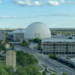 Vy över Globenområdet. Foto: Linda Myrin