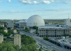 Vy över Globenområdet. Foto: Linda Myrin