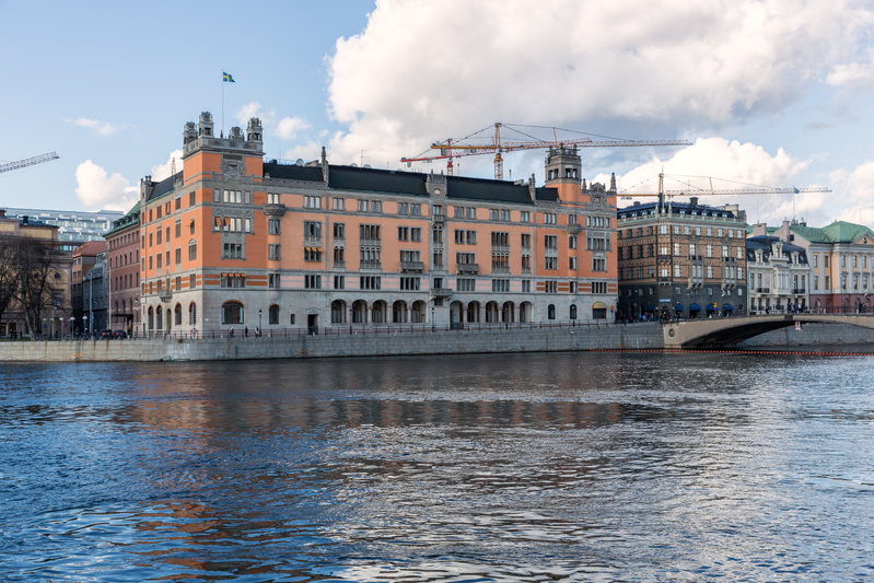 Rosenbad och Regeringskansliet i Stockholm. Foto: Tommy Alvén/Mostphotos