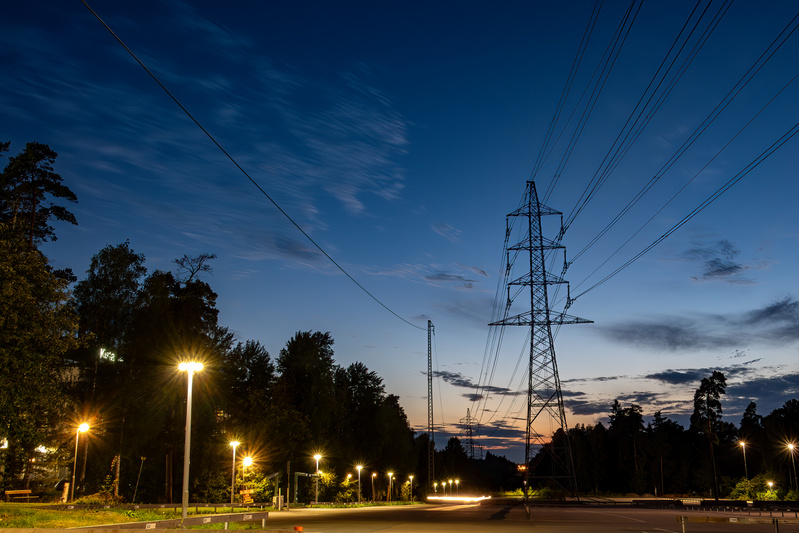 Elnät i Sverige. Foto: Mostphotos