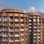 Visionsbild av brf-projektet Stadsljus. Pressbild OBOS