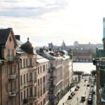 Utsikt från lägenheten på Styrmansgatan. Foto: Wrede Fastighetsmäkleri