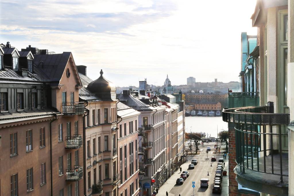 Utsikt från lägenheten på Styrmansgatan. Foto: Wrede Fastighetsmäkleri