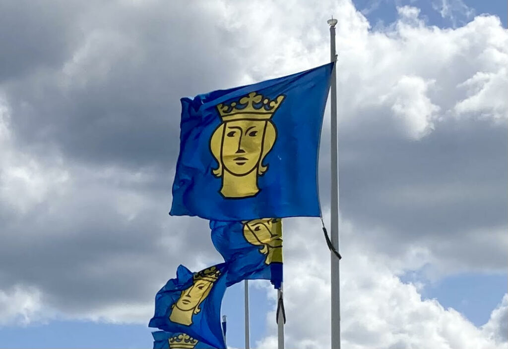 Stockholms stads flagga. Foto: Linda Myrin