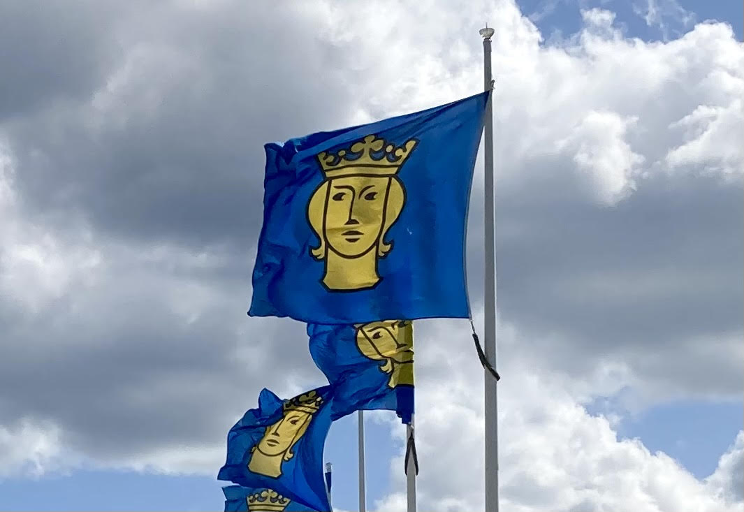 Stockholms stads flagga. Foto: Linda Myrin