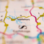 Karta över Hällefors i Örebro län