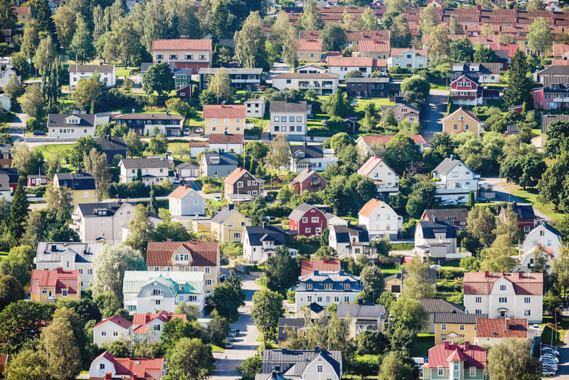 Villor i Sundsvall. Foto: Stefan Holm/Mostphotos