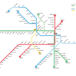 Framtidens spårlinjekarta. Bildkälla: Region Stockholm