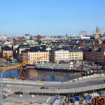 Vy över området Slussen i Stockholm. Foto: Johan Bjurer/Mostphotos